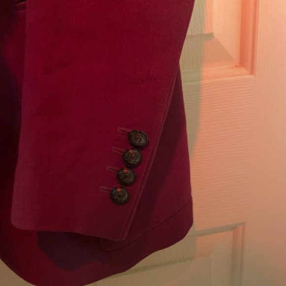 The Kooples Burgundy Blazer - Picture 3 of 7